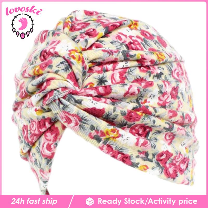 Khăn Turban Cotton Quấn Đầu Chống Rụng Tóc Cho Nữ