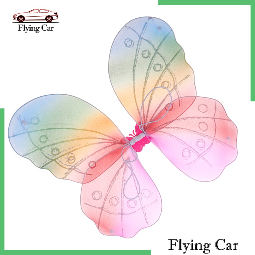 Set 2 Bươm Bướm Kim Tuyến Nhiều Màu Sắc Dùng Hóa Trang Tiệc Sinh Nhật Cho Bé