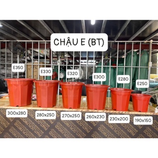 Chậu nhựa trồng cây, chậu ươm cây loại dày, đẹp e230, e280, e300, e320, e330, e350