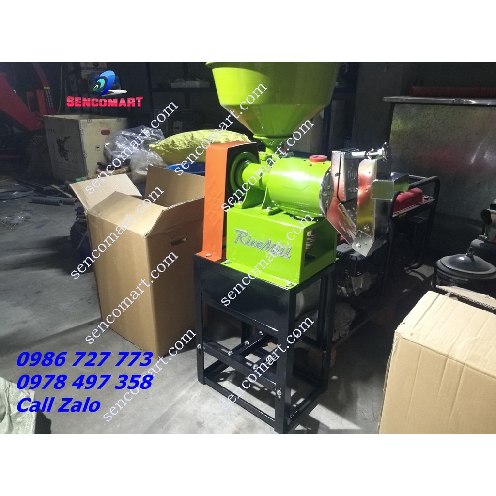 Nơi bán máy xay thóc lúa thành gạo trắng kết hợp nghiền ngô khoai sắn cho vật nuôi giá rẻ