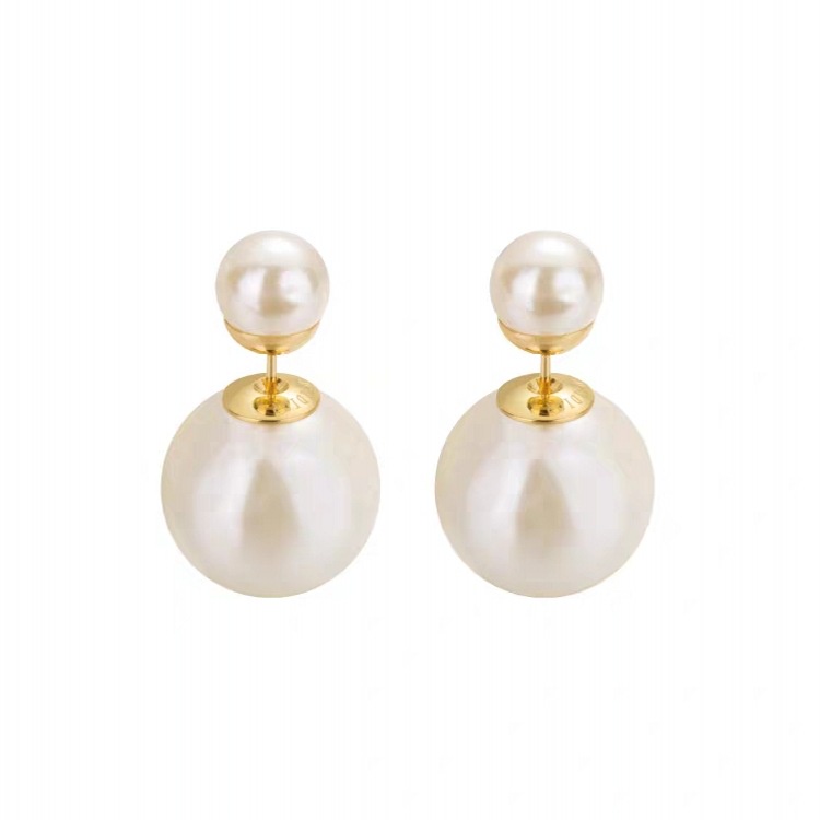 Bông tai ngọc trai hai mặt thời trang Hàn Quốc cho nữ