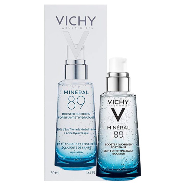 Serum Vichy Mineral 89 50ml tặng kem dưỡng cấp nước chống lão hóa 15ml Pháp