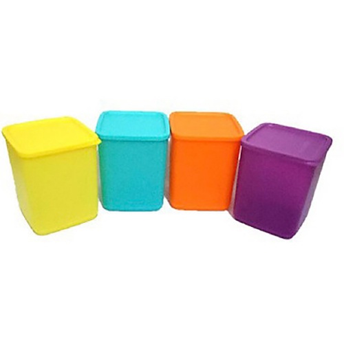 Bộ 4 hộp bảo quản thực phẩm Tupperware Large Summer Fresh