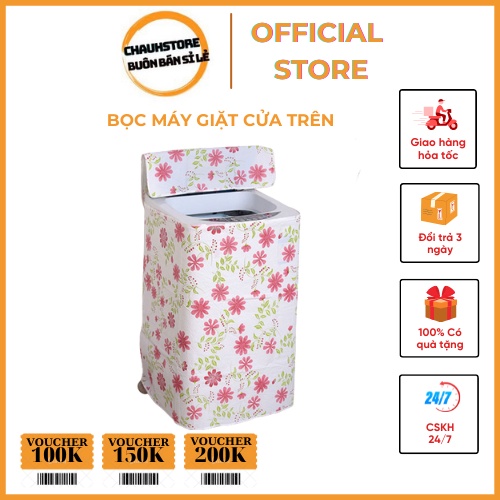 Bọc Máy Giặt Cửa Trên - Áo trùm phủ bọc máy giặt cửa trên - Nhỏ gọn, thông minh