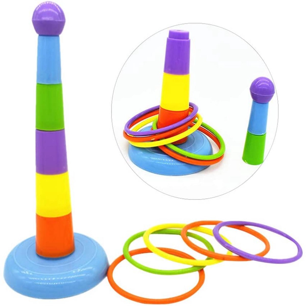 Đồ Chơi Vòng Gặm Nhiều Màu Sắc Vui Nhộn Cho Chim Vẹt