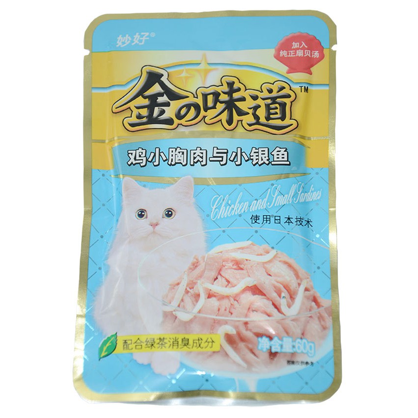 Pate INABA ỨC GÀ Kèm 5 VỊ GÓI 60GR