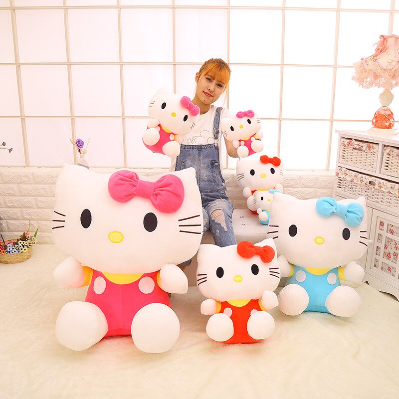 Mèo Hello Kitty Nhồi Bông 30Cm Đáng Yêu