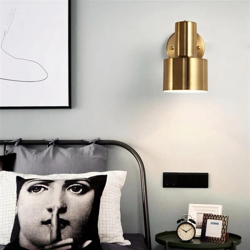 Đèn tường rọi decor mùa vàng soi tranh 339  mạ vàng trang trí gương, phòng ngủ kiểu cách phù hợp nhiều không gian