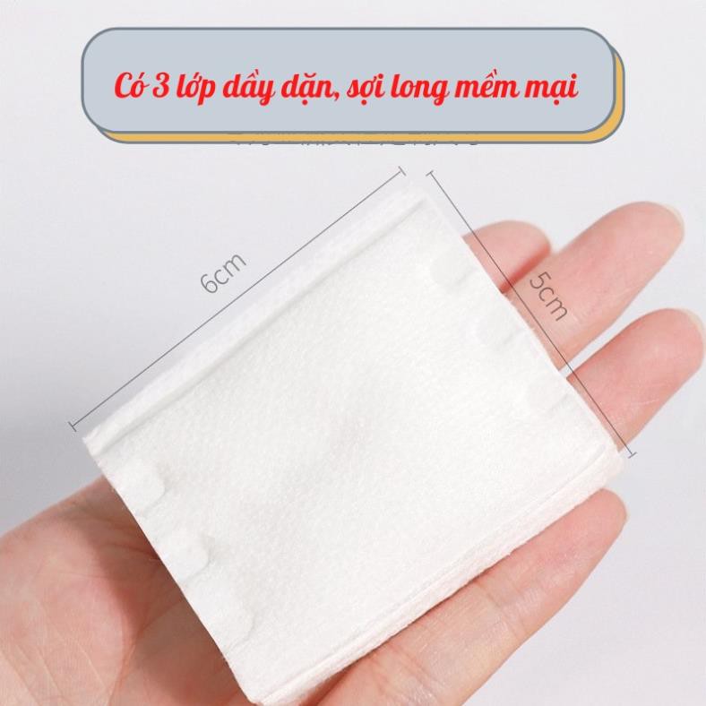 ⭐HÀNG LOẠI 1⭐ Bông Tẩy Trang Cotton Pads 222 miếng 3 Lớp Mềm Mịn- SỨC KHOẺ SẮC ĐẸP, DA, NỮ