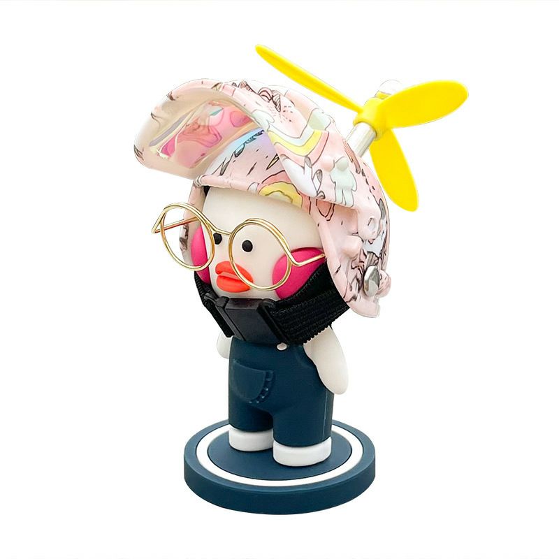 Vịt Đứng Đội Mũ PUBG Đeo Kính , Đồ Chơi Xe , Vịt Trang Trí Ô tô, Xe Máy , Xe Đạp Dễ Thương
