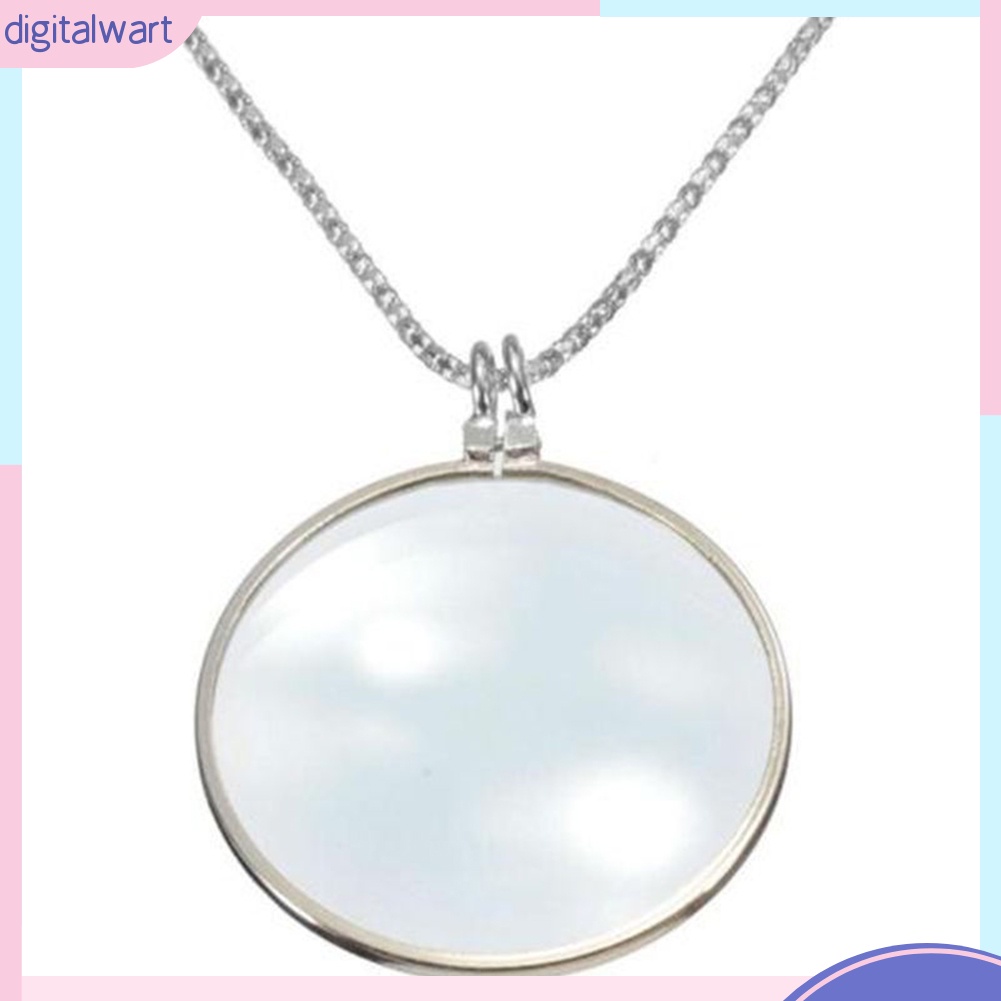 Dây Chuyền Mặt Kính Lúp Phóng Đại 5 Lần Có Kính Lúp Phóng Đại