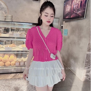 Áo len cánh tiên, len mongtoghi cho nữ