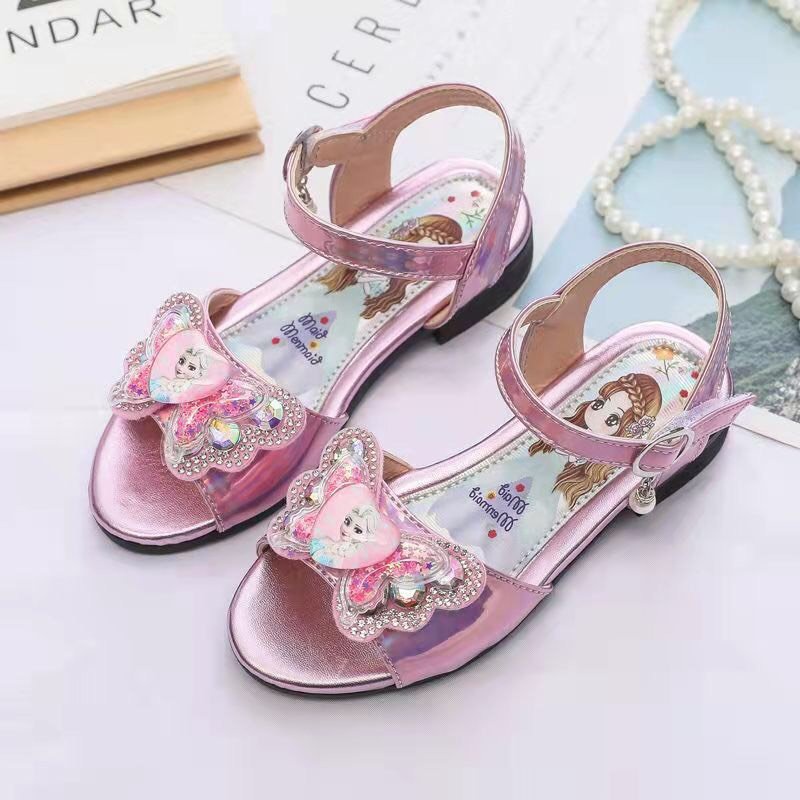 Giày cho bé gái - Giày công chúa elsa dễ thương bé nào cũng mê cho bé gái 3118 bé gái 3-12 tuổi
