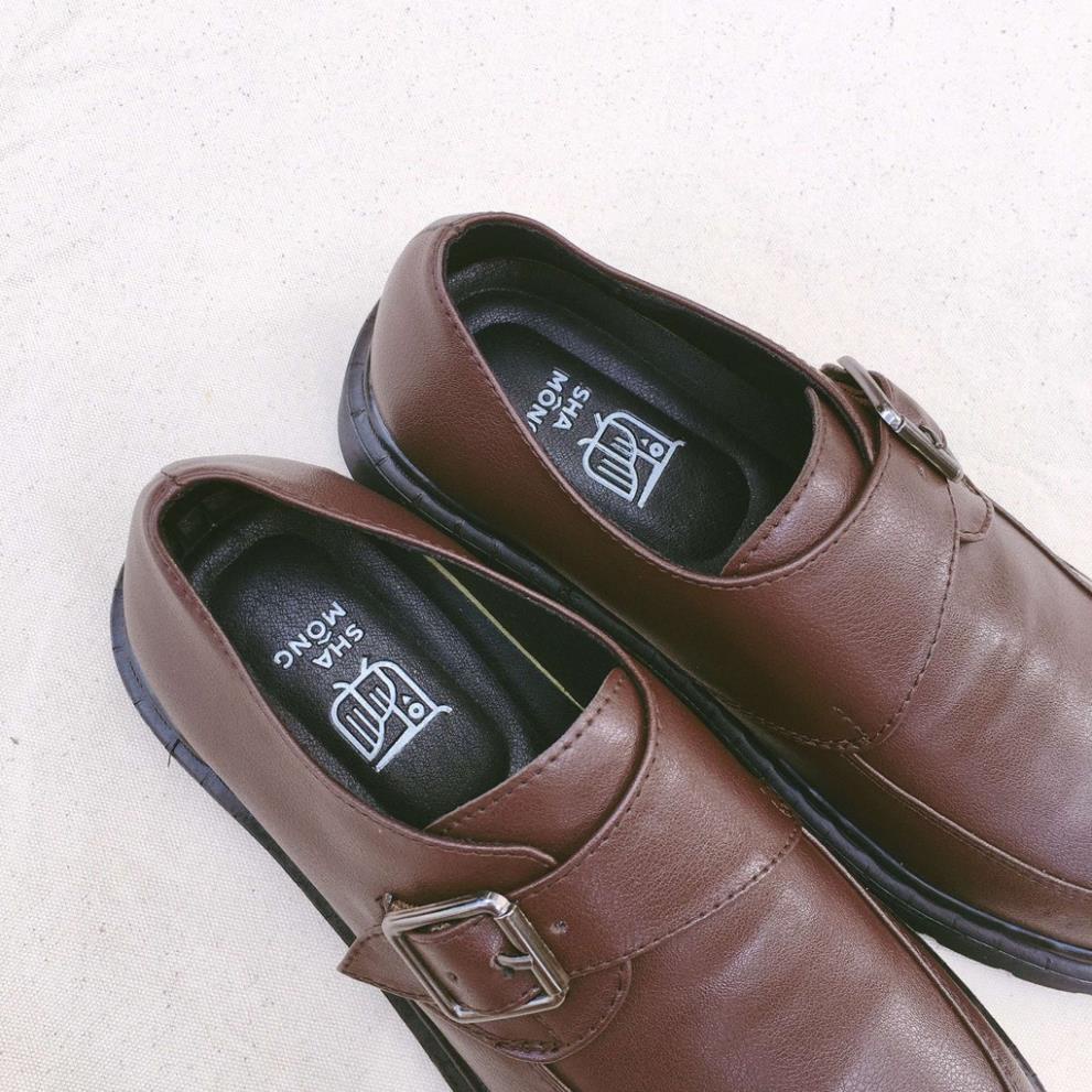 Giày loafer cài khóa da thật Shamong vintage made in Vietnam bảo hành 1 thumbnail