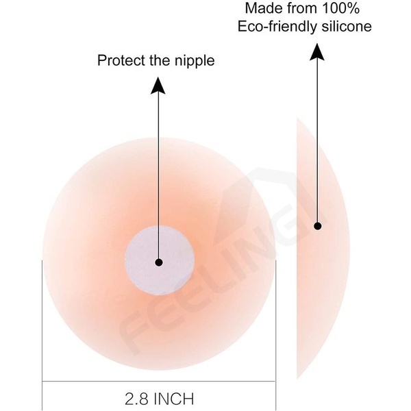 FEELING Áo dán ngực cài trước mút dày, Miếng dán ngực su đệm bàn tay siêu dính,Miếng dán ngực silicon nâng ngực,áo ngực dán cài trước tạo khe quyến rủ