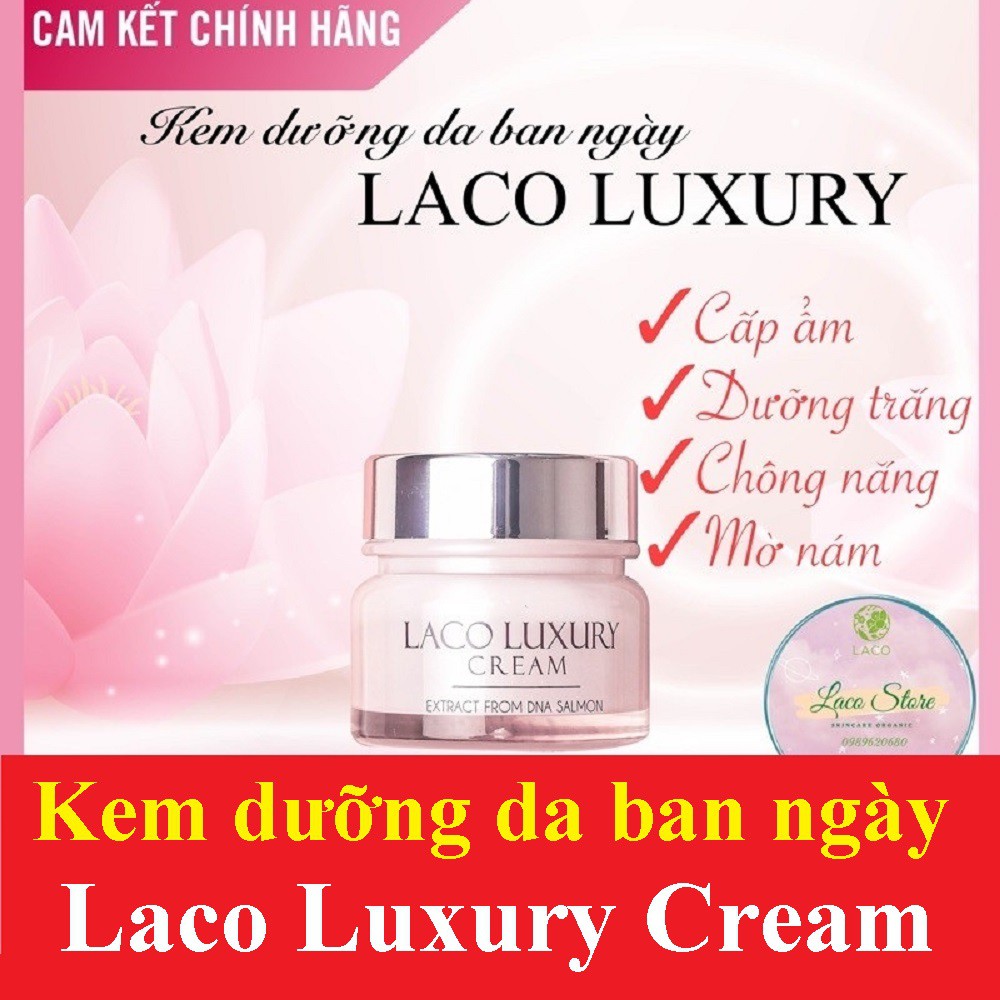 Kem ngày LACO LUXURY CREAM - Dưỡng da, trống nắng, trắng mịn