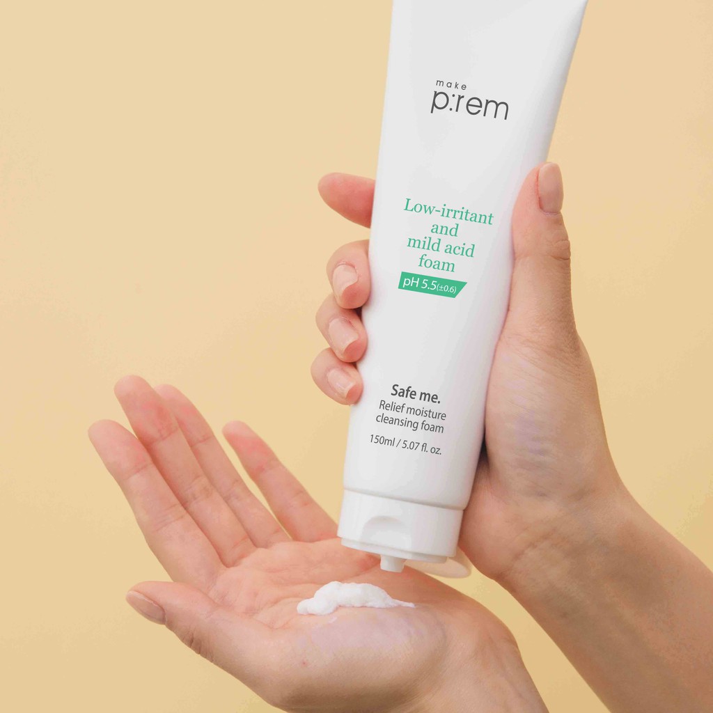 Sữa rửa mặt Make p:rem Safe me. Relief Moisture Cleansing Foam 150ml | BigBuy360 - bigbuy360.vn