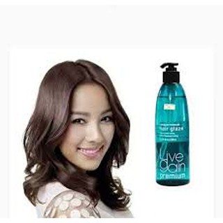 Gel giữ nếp tóc mềm tự nhiên livegain premium hair glaze 450ml