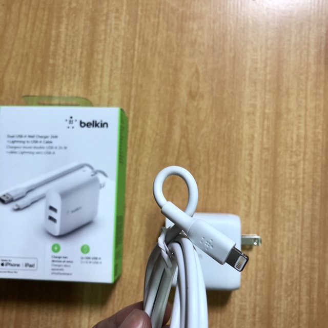 [CHÍNH HÃNG BELKIN] SẠC NHANH IPHONE ANDROID 2 CỔNG