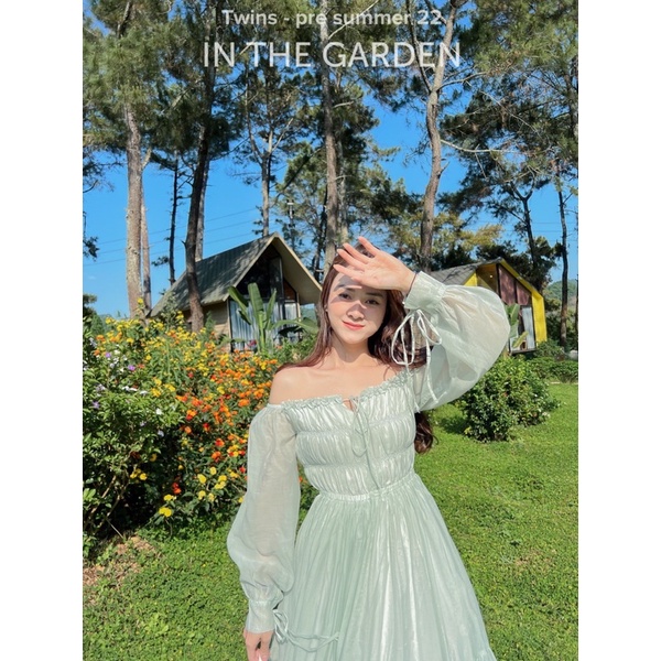 Váy maxi chất liệu tơ mây (Lamia baby cloud maxi)