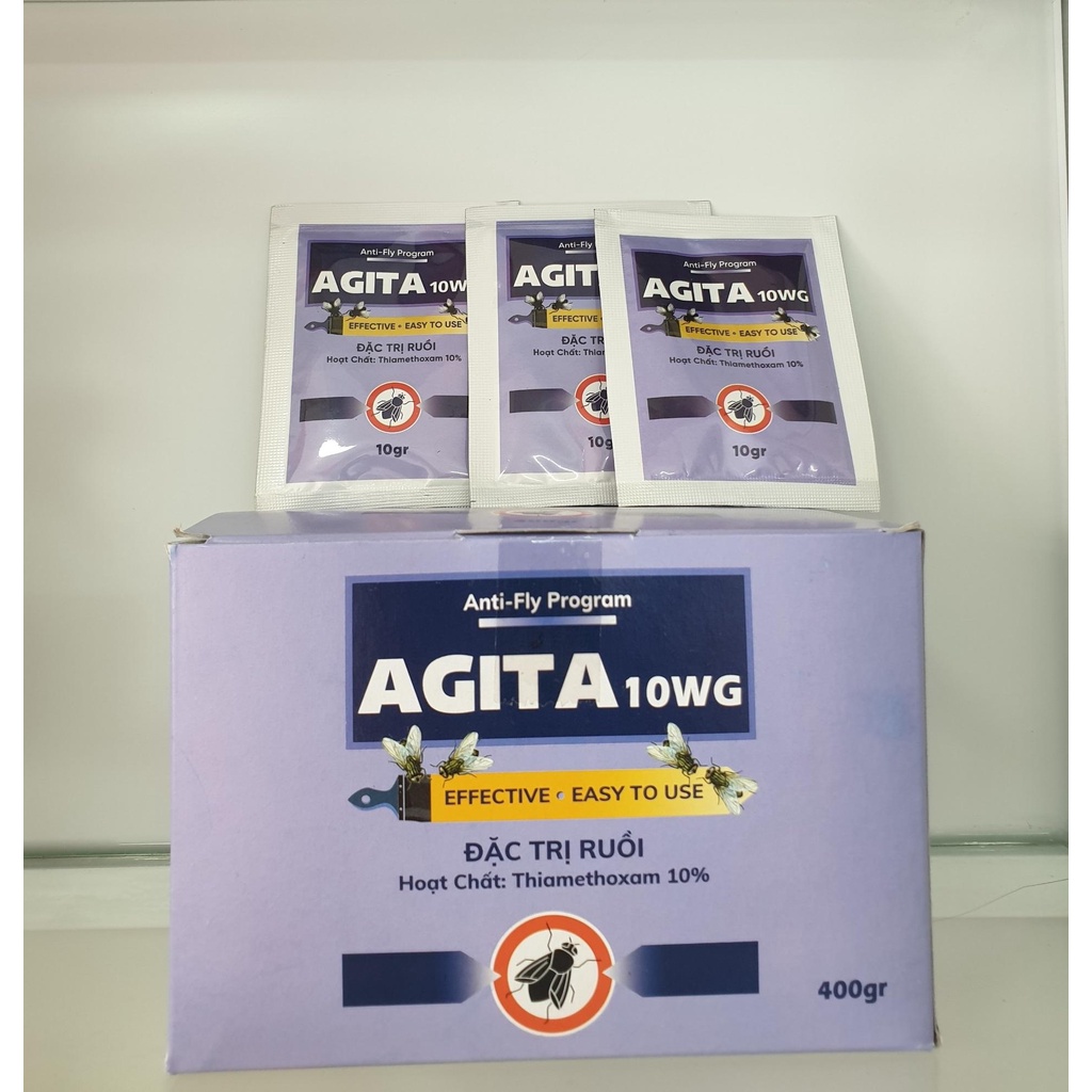 Thuốc Diệt Ruồi Agita 10WG - Gói 10g - Diệt Ruồi Hiệu Quả - Hàng Nhập Khẩu
