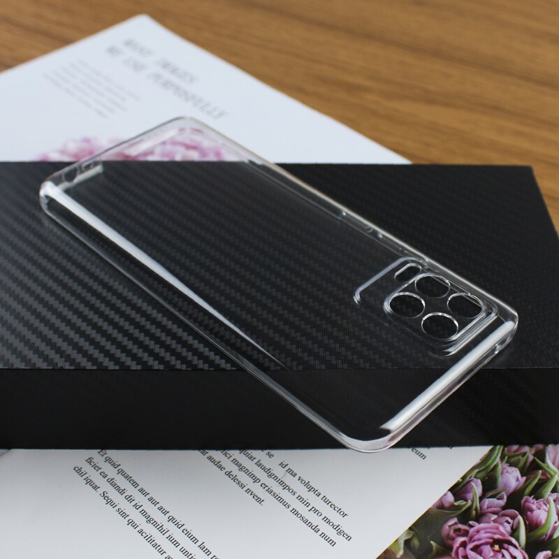 Ốp Điện Thoại PC Cứng Trong Suốt Bóng Bẩy Cho Oppo Realme 8 7 Pro 8s 7i V13 Q3i C17 Narzo 30 20 Pro 5G