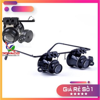 Kính lúp đeo mắt có đèn v1