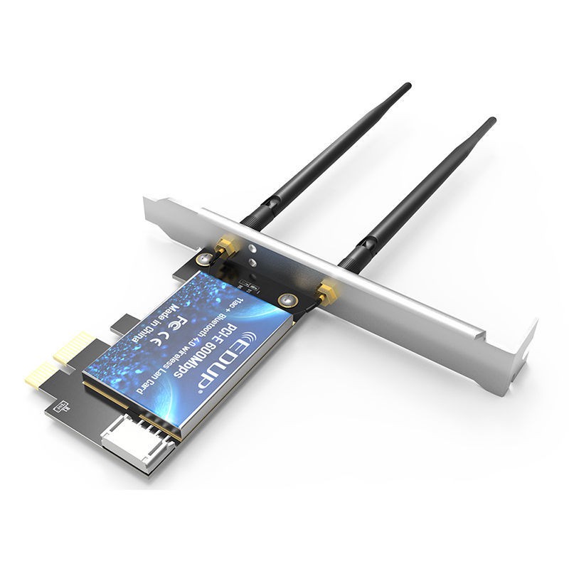 EDUP 5G băng tần kép PCI-E tích hợp sẵn card mạng không dây độc lập máy tính để bàn Bộ thu wifi Bluetooth 4.0CB