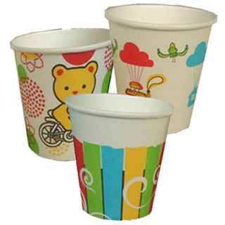 Set 5 cốc giấy hoạt hình