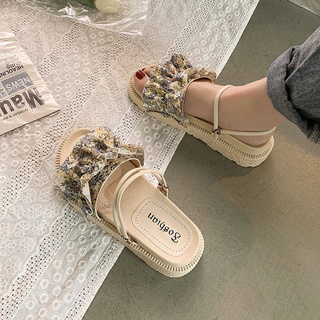 Giày Sandal Nữ Đế Dày Thời Trang Hàn