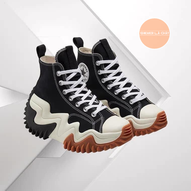 Giày sneaker Converse Run Star Motion tôn dáng tăng chiều cao đế răng cưa - Fullbox kèm quà tặng