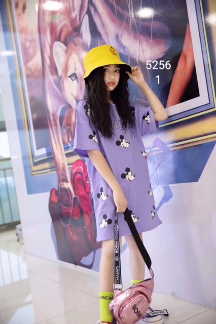 Váy cotton Mickey