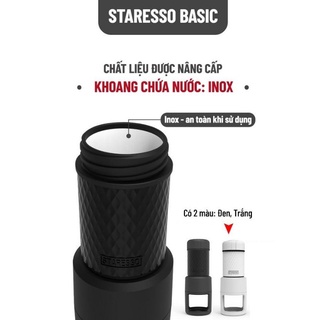 Máy pha cà phê Staresso campoutvn Basic 2024 du lịch cắm trại máy pha cafe cầm tay A440