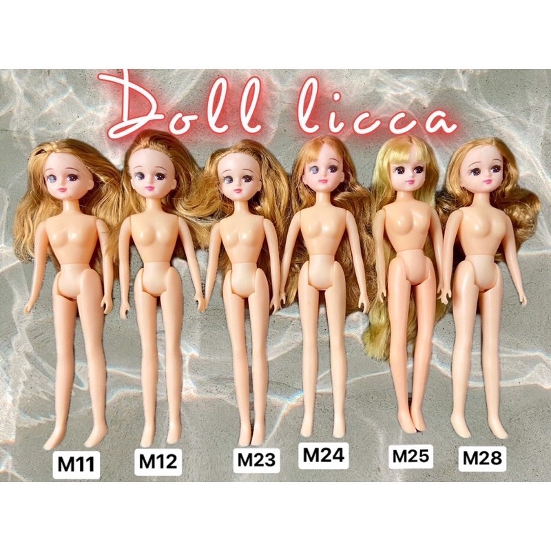 B5-BÚP BÊ LICCA CHÍNH HÃNG BODY NHỰA DẺO