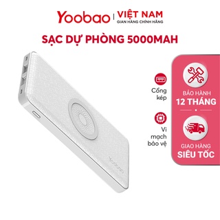 Sạc dự phòng không dây yoobao w5 5000mah