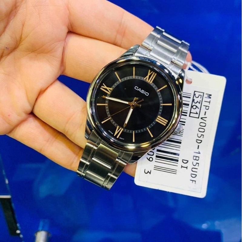 Đồng hồ Nam Casio MTP-V005L, đồng hồ chính hãng, các loại dây da