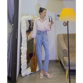#005[Hình thật shop tự chụp] Quần jean suôn siêu xinh.