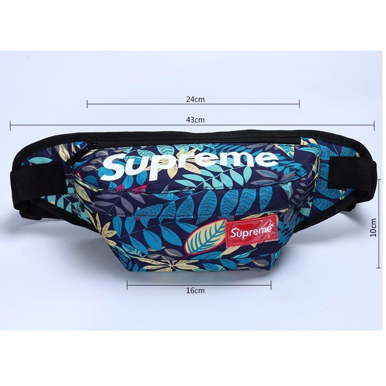 Túi bao tử túi đeo chéo hot họa tiết lá thời trang nam và nữ hình thật 12 màu lựa chọn | BigBuy360 - bigbuy360.vn