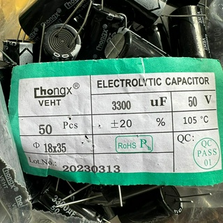 3 Tụ hóa 3300uf 50v ( 18x35mm )