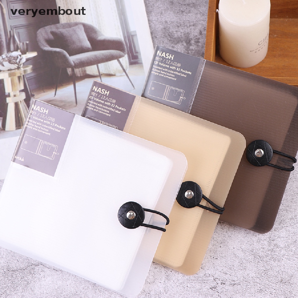 Túi đựng đĩa CD DVD thiết kế 12 ngăn tiện dụng