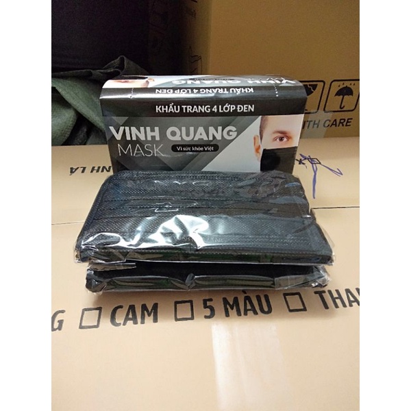 khẩu trang 4 lớp đen