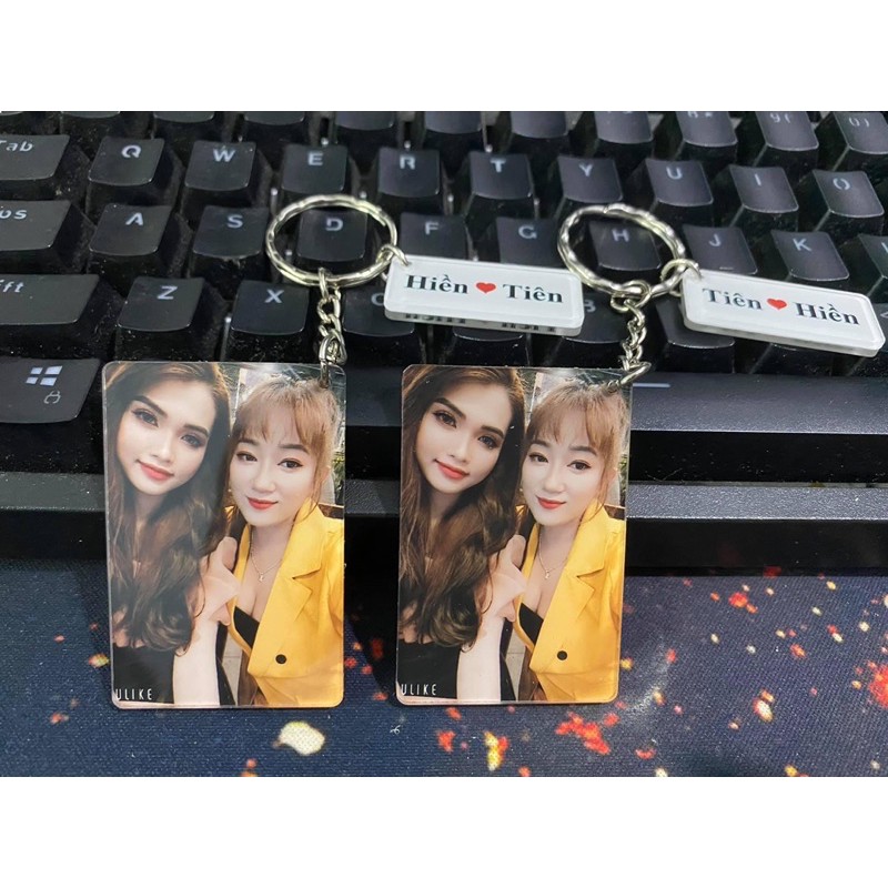 Móc khoá đôi kèm bảng tên💗💗