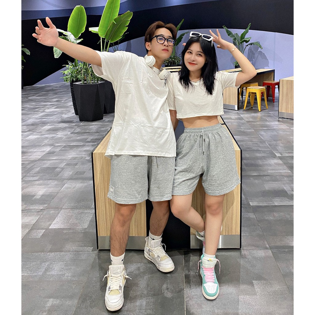 Quần short thun SMILEY INDAHOOD unisex | BigBuy360 - bigbuy360.vn