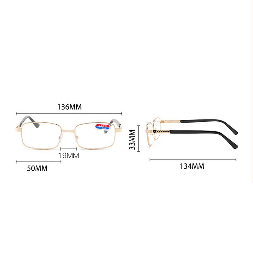 IVORY Kính Đọc Sách Gọng Kim Loại Chống Bức Xạ Và Bức Xạ Cho Nam Và Nữ