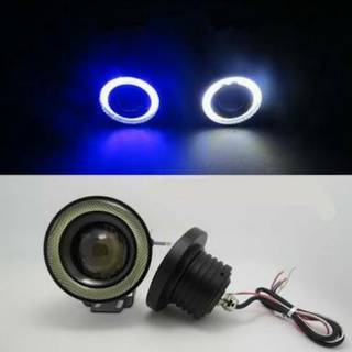Đèn Led Cob Chiếu Sương Mù Mắt Đại Bàng Màu Xanh Dương