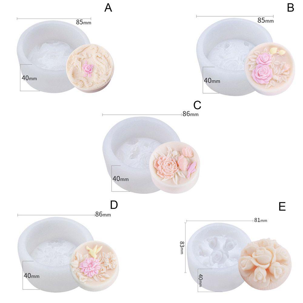 JONYE Khuôn Silicone Làm Xà Phòng Đa Năng Tạo Hình Bông Hoa 3D Độc Đáo Tiện Dụng