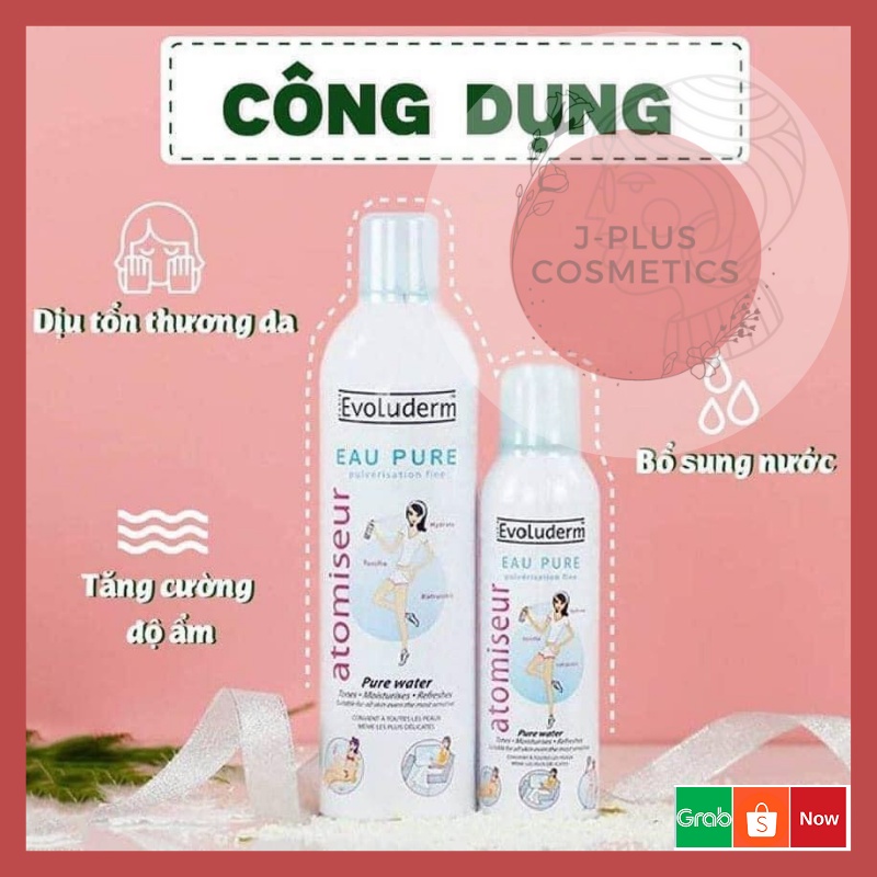 Xịt Khoáng Cấp Nước Evoluderm Atomiseur Eau Pure Water 400ml