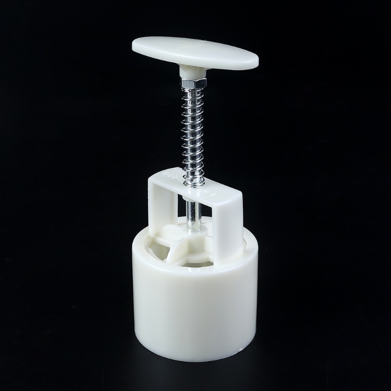 Set khuôn cắt làm bánh trung thu bánh quy 75g bằng nhựa DIY tạo hình hoa sen