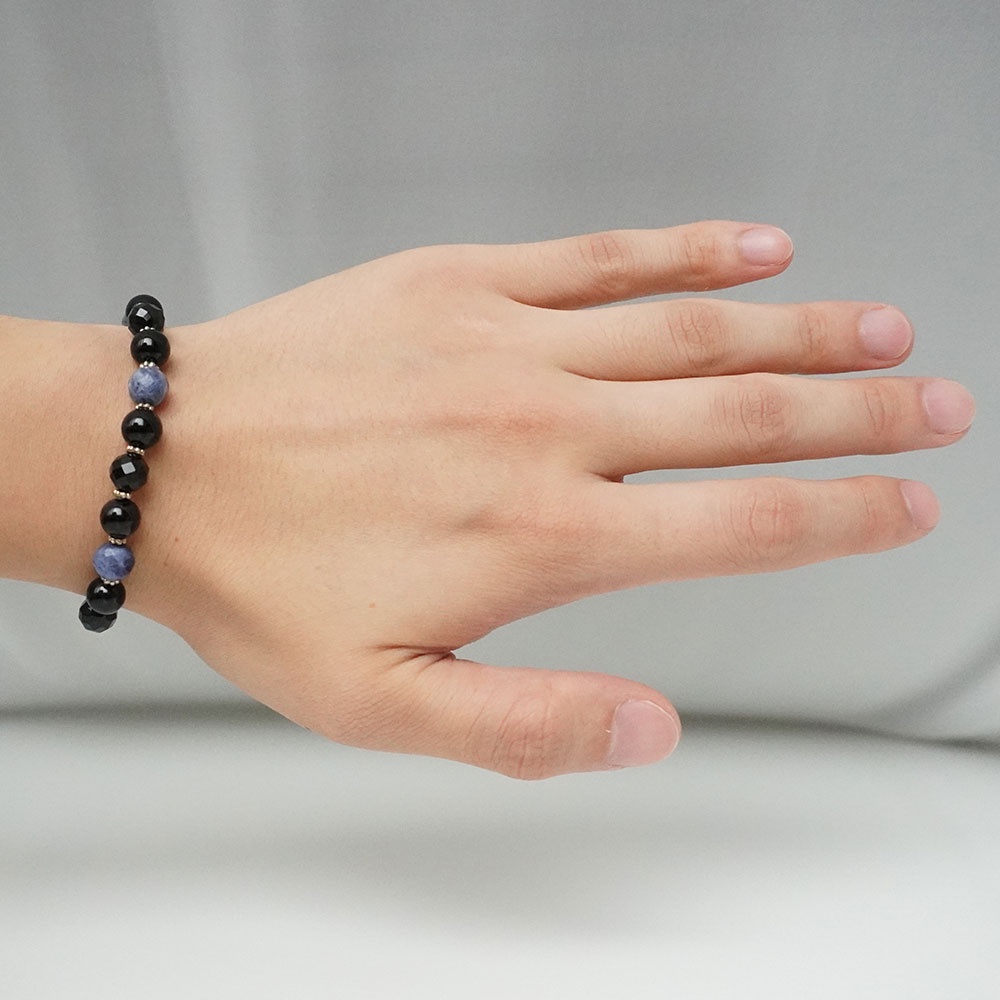 Delixir BTS Jungkook's Onyx Sodalite Bracelet