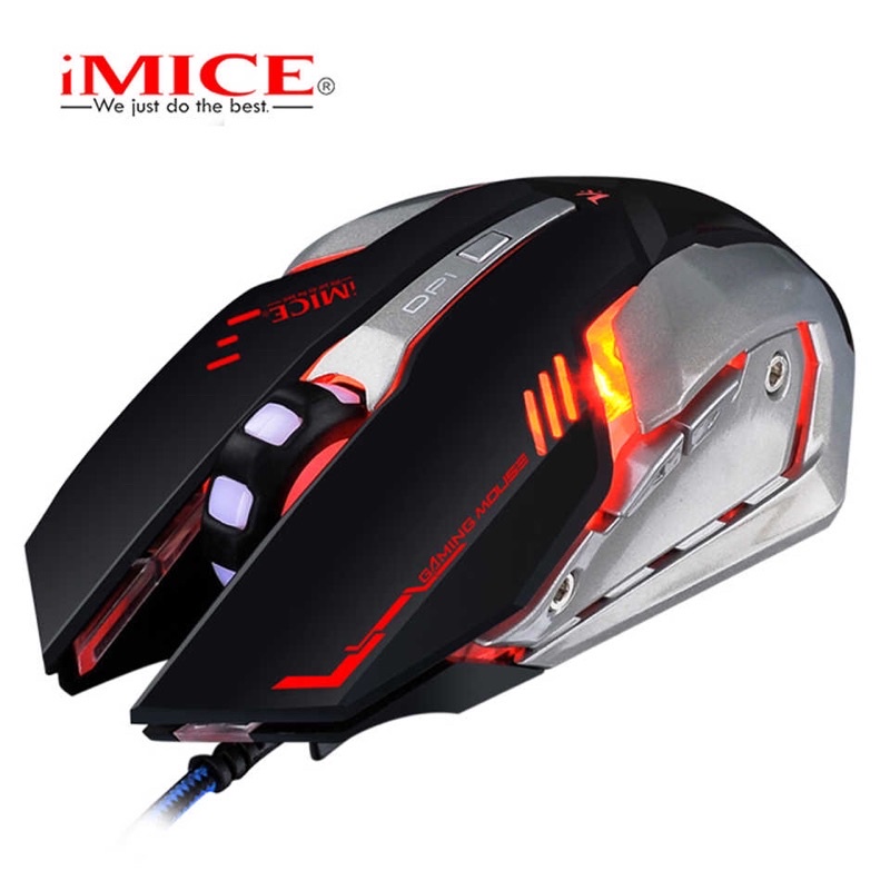 CHUỘT Gaming IMICE V8 Dây dù - Led 7 màu